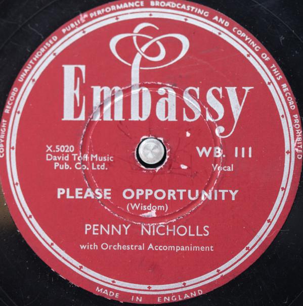 Penny Nicholls - This Ole House / Please Opportunity