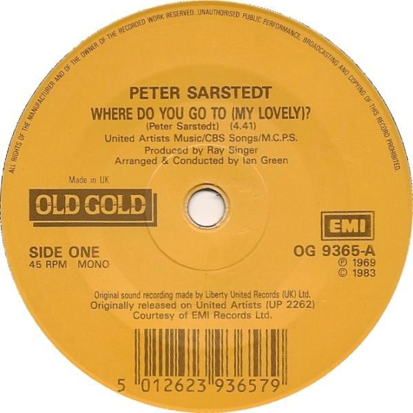 Peter Sarstedt - Where Do You Go To (My Lovely) / Frozen Orange Juice