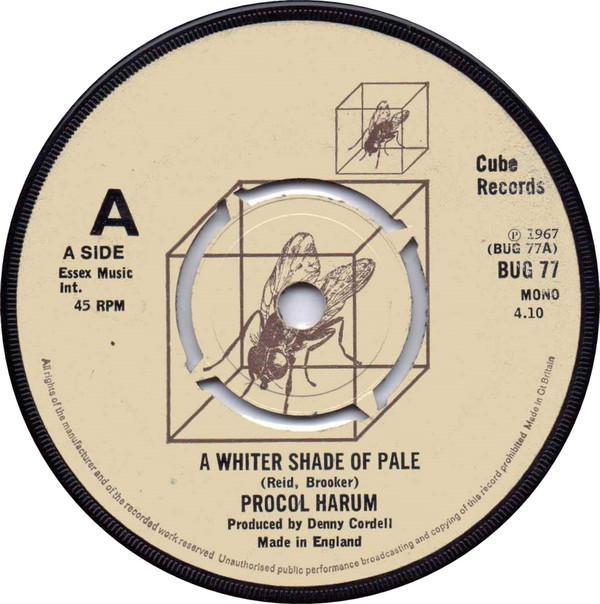 Procol Harum - A Whiter Shade Of Pale / Homburg