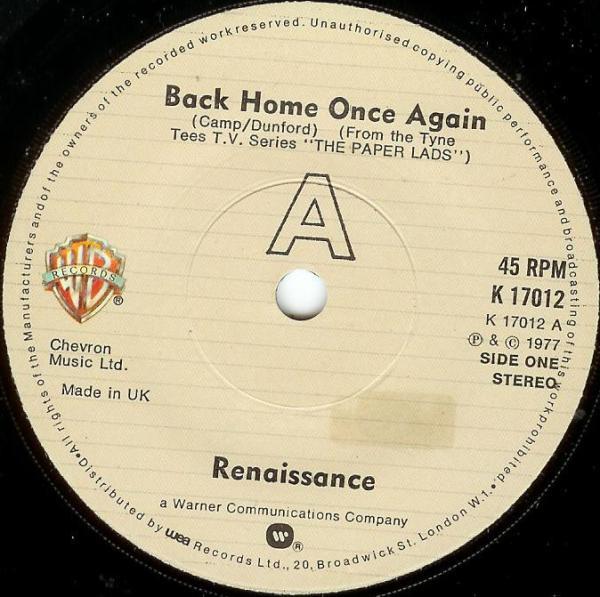 Renaissance (4) - Back Home Once Again