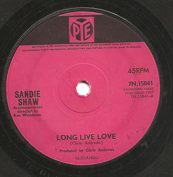 Sandie Shaw - Long Live Love