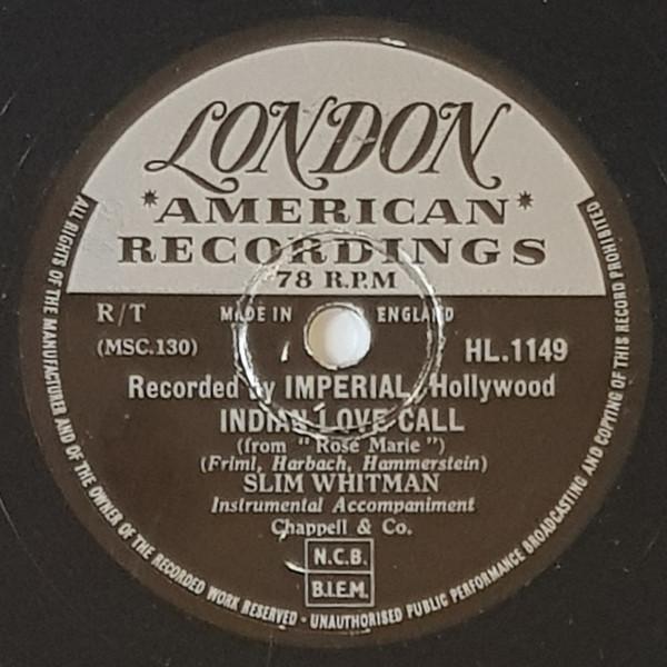 Slim Whitman - Indian Love Call / China Doll