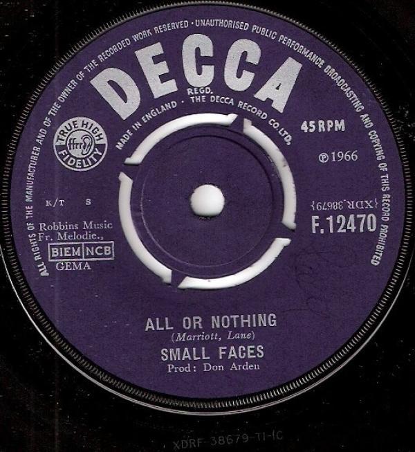 Small Faces - All Or Nothing