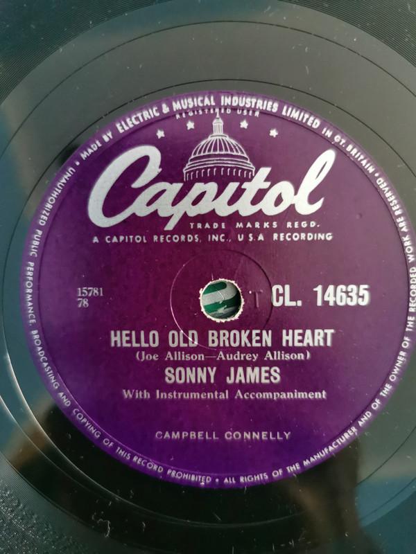 Sonny James - The Cat Came Back / Hello Old Broken Heart