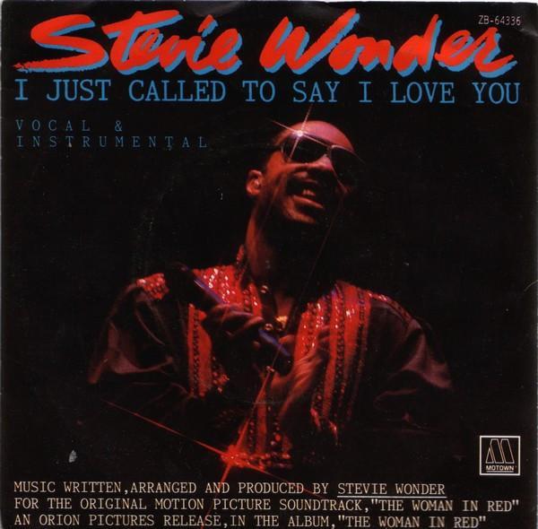 Stevie Wonder - I Just Called To Say I Love You