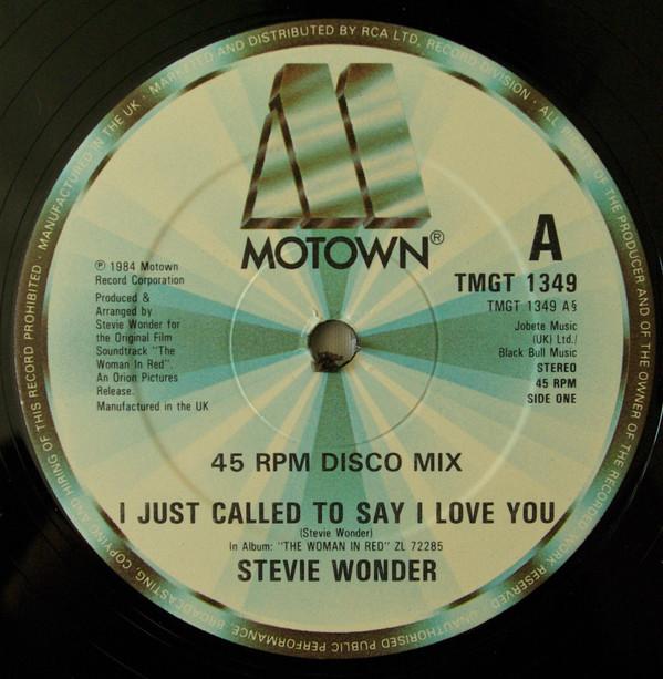 Stevie Wonder - I Just Called To Say I Love You