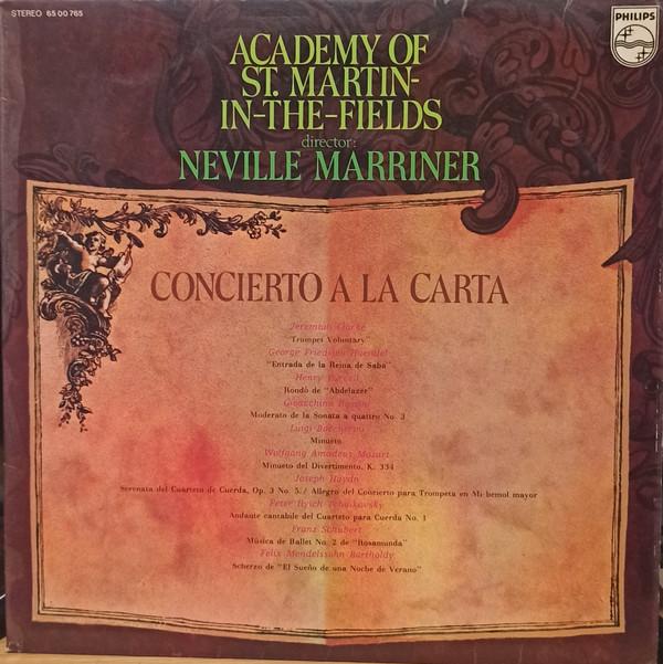 The Academy Of St. Martin-in-the-Fields, Sir Neville Marriner - Concierto A La Carta