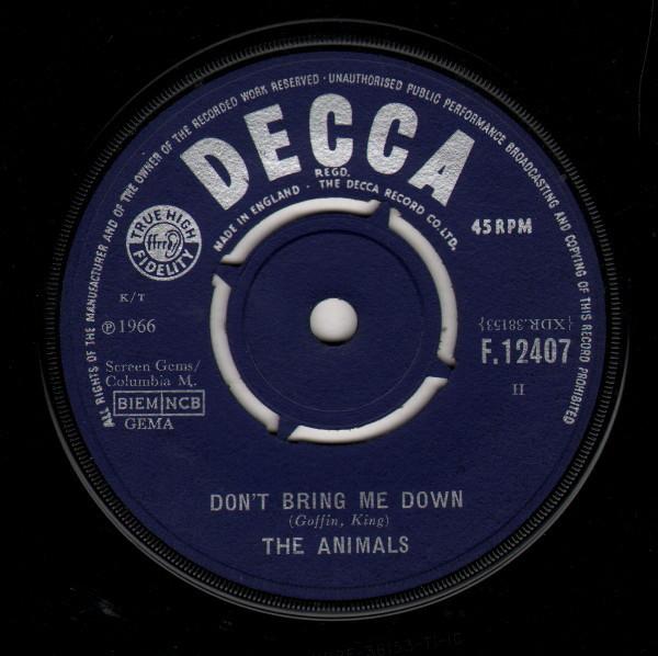 The Animals - Don't Bring Me Down