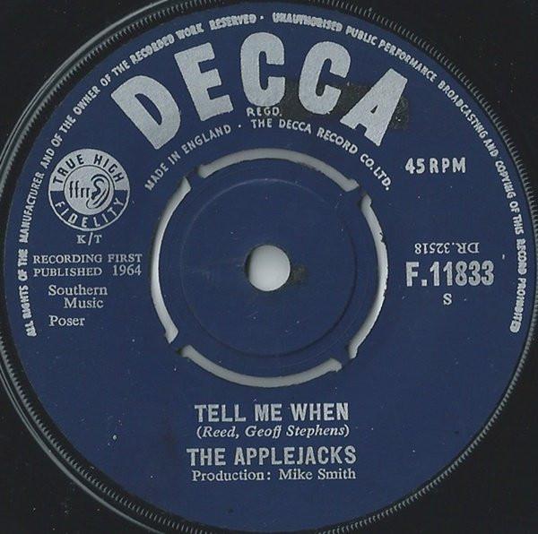 The Applejacks - Tell Me When