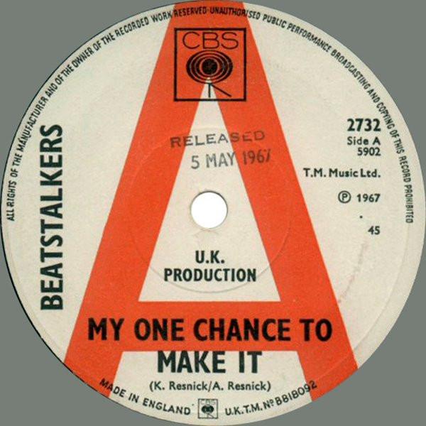 The Beatstalkers - My One Chance To Make It