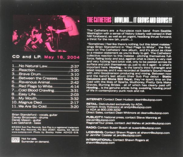 The Catheters - Howling... It Grows And Grows!!!