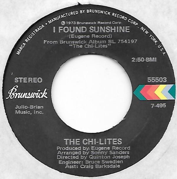 The Chi-Lites - I Found Sunshine