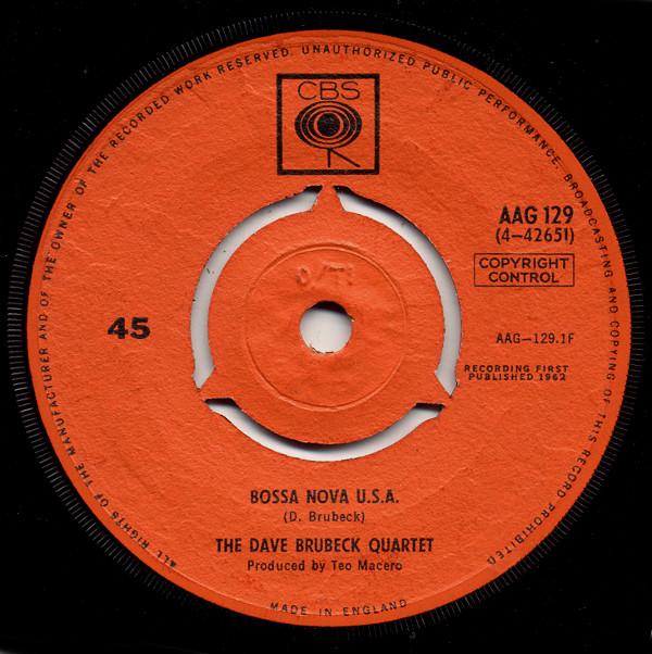 The Dave Brubeck Quartet - Bossa Nova U.S.A / This Can't Be Love