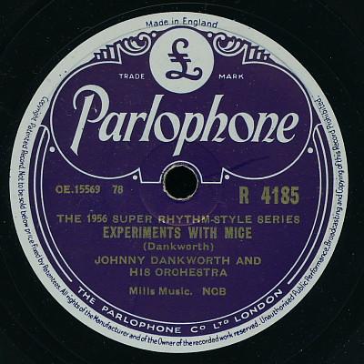 The John Dankworth Orchestra - Experiments With Mice / Applecake