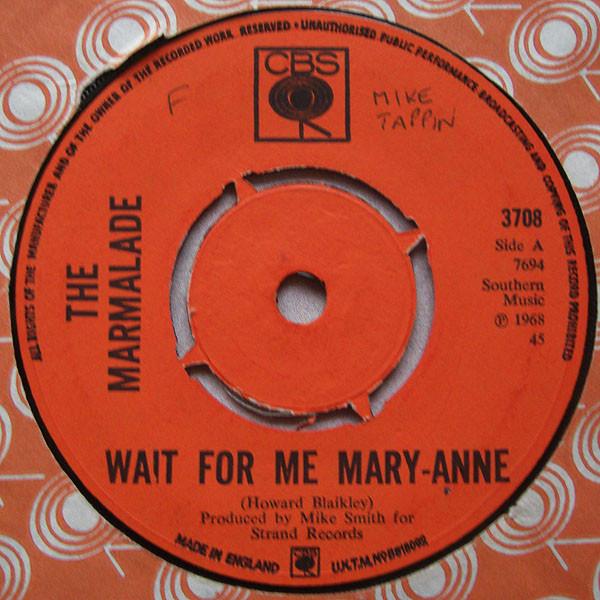 The Marmalade - Wait For Me Mary-Anne
