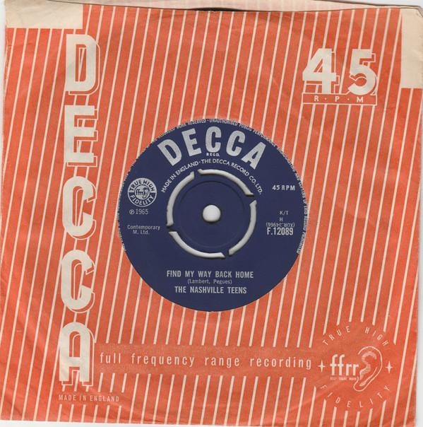 The Nashville Teens - Find My Way Back Home