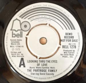 The Partridge Family, David Cassidy - Looking Thru The Eyes Of Love