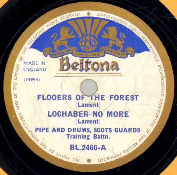 The Regimental Band Of The Scots Guards - Flooers Of The Forest / Lochaber No More // Highland Cradle Song / The Green Hills Of Tyrol