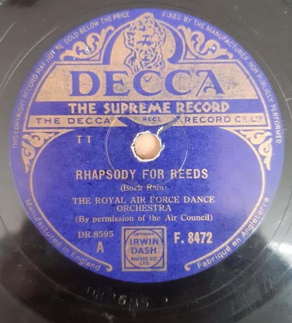 The Royal Air Force Dance Orchestra - Rhapsody For Reeds / Concerto For Drums
