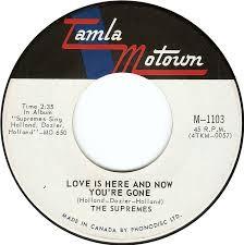 The Supremes - Love Is Here And Now You're Gone
