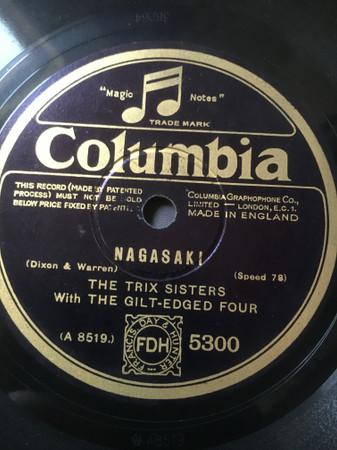 The Trix Sisters, The Gilt-Edged Four - Nagasaki / Glad Rag Doll