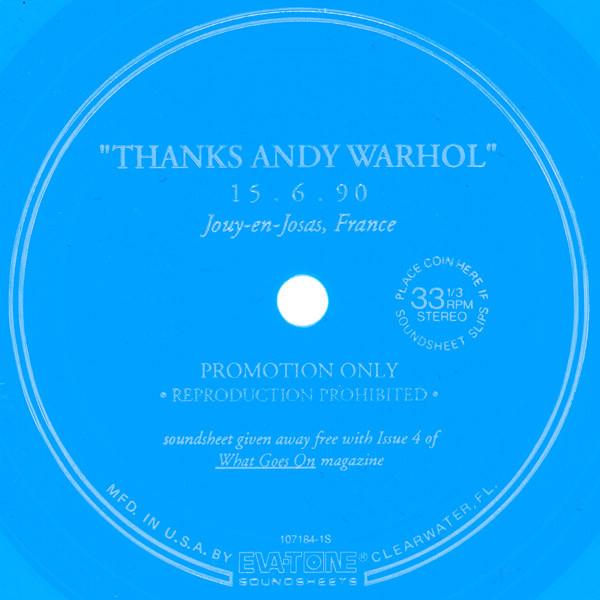 The Velvet Underground - "Thanks Andy Warhol"