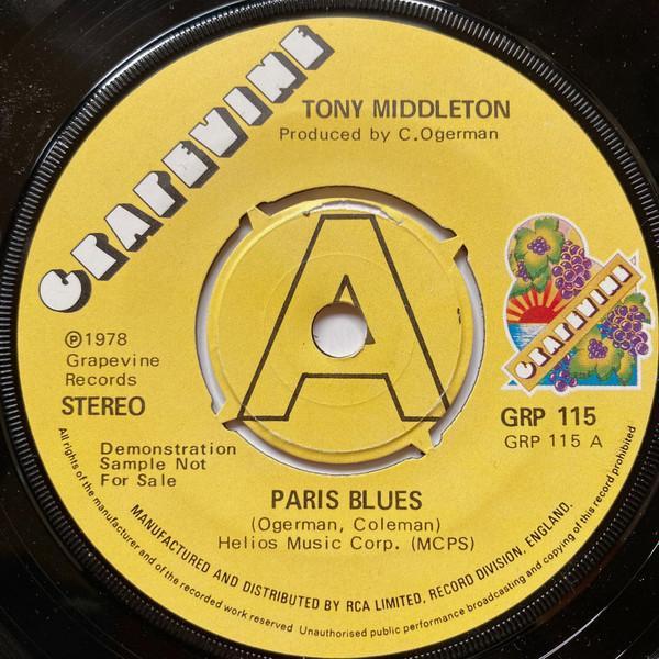 Tony Middleton - Paris Blues / Out Of This World
