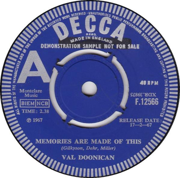 Val Doonican - Memories Are Made Of This