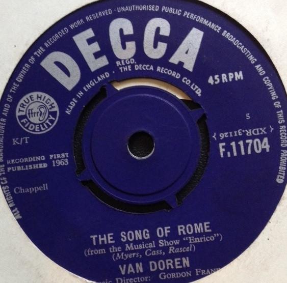 Van Doren - If I Ruled The World / The Song Of Rome