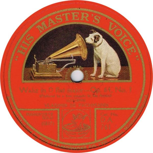 Vladimir De Pachmann - Waltz In D Flat Major - Op. 64, No. 1 / Waltz In G Flat Major - Op. 70, No. 1