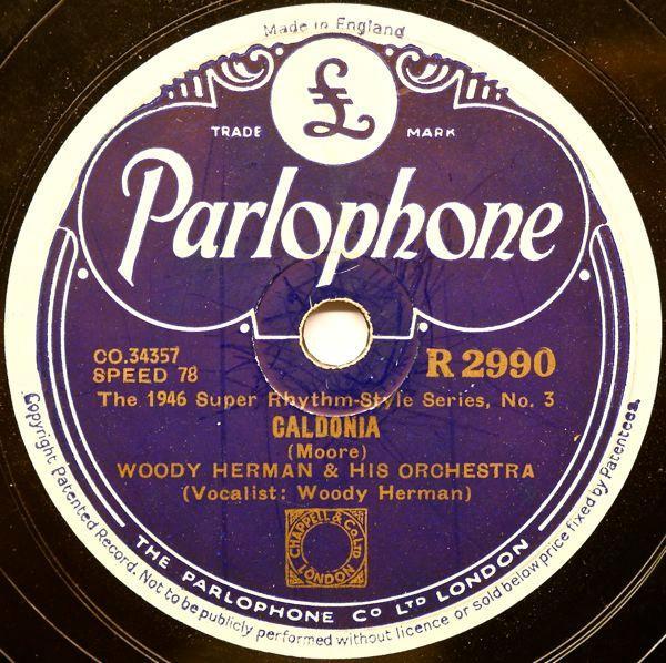 Woody Herman And His Orchestra - Caldonia / Goosey Gander