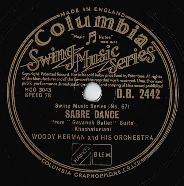 Woody Herman And His Orchestra - Sabre Dance / Blue Prelude